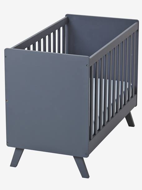 Lit Bebe Transformable A Barreaux Ligne Madison Gris Chambre Et Rangement