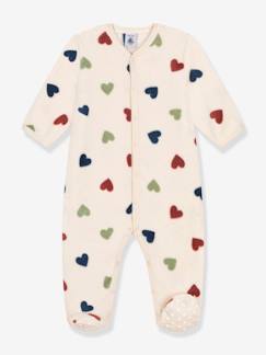 Baby-Mantel, Overall, Ausfahrsack-Baby Strampler mit Herzen PETIT BATEAU