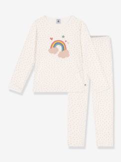 Mädchen-Pyjama, Overall-Kinder Schlafanzug PETIT BATEAU