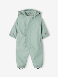 Baby-Mantel, Overall, Ausfahrsack-Baby Regen-Overall mit Fleecefutter und Kapuze, Recycling-Polyester