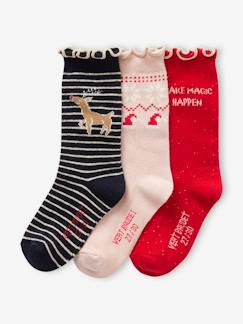 Fille-Sous-vêtement-Coffret Noël Chaussettes Fille