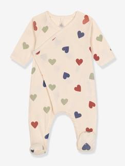 Baby-Strampler, Pyjama, Overall-Baby Unisex-Strampler mit Herzen PETIT BATEAU