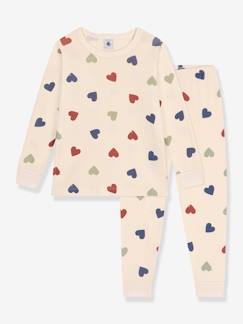 -Pyjama en coton motif coeur PETIT BATEAU