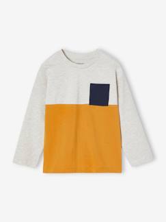 Junge-Jungen Shirt, Colorblock