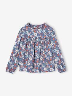 Mädchen-Hemd, Bluse, Tunika-Mädchen Bluse mit Blumenmuster