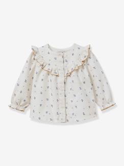 Baby-Baby Volantbluse mit Print Cassy CYRILLUS