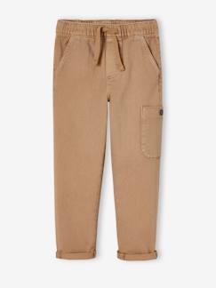 Garçon-Pantalon-Pantalon cargo couleur garçon