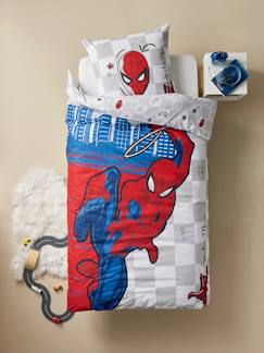 Linge de maison et décoration-Parure de lit imprimée 100% coton, SPIDERMAN Taille : 140x200 cm