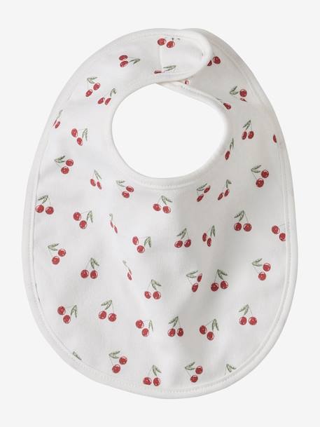 Lot de 7 bavoirs naissance vertbaudet blanc jungle+Hérisson+multicolore+rose pâle+vert d'eau 