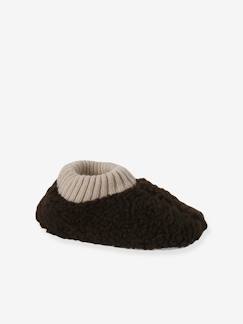 Chaussures-Chaussons en sherpa enfant