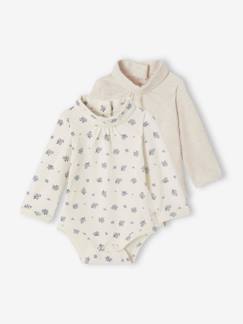 Baby-Body-2er-Pack Baby Bodys, Langarm Oeko-Tex