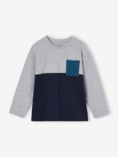 Junge-Jungen Shirt, Colorblock