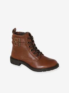 Chaussures-Boots Gavroche Cuir Fille