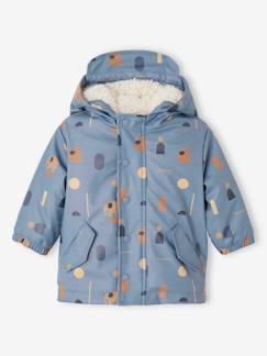 Baby-Mantel, Overall, Ausfahrsack-Baby Regenjacke mit Teddyfleecefutter und Recycling-Polyester