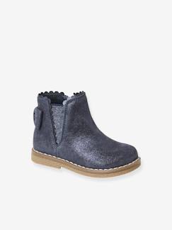 Schuhe-Babyschuhe 17-26-Lauflernschuhe Mädchen 19-26-Mädchen Baby Boots mit Dehneinsatz