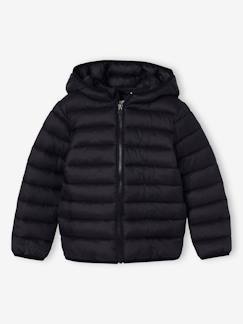 Junge-Mantel, Jacke-Jungen Light-Steppjacke mit Kapuze und Recycling-Polyester