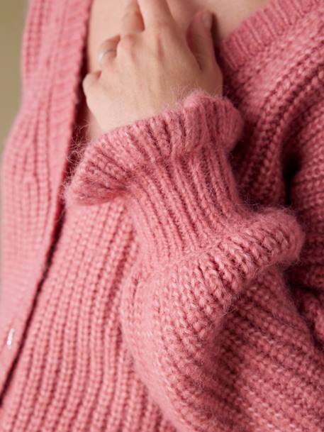 Pullover für die Stillzeit ENVIE DE FRAISE aus Musterstrick rosenholz 