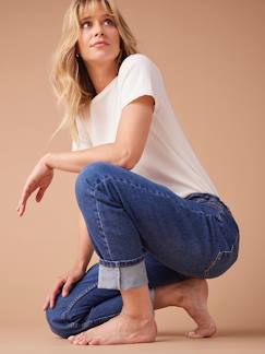 Umstandsmode-Slim-Fit-Umstandsjeans, Seamless-Bund WATERLESS ENVIE DE FRAISE, Bundweite verstellbar