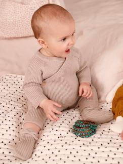 Baby-Baby-Set: Strickhose & Schühchen Oeko-Tex