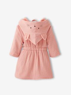 Bébé-Cape, peignoir de bain-Peignoir bébé animal en gaze de coton bio* personnalisable