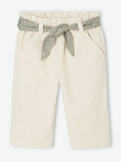 Baby-Hose, Jeans-Weite Baby Cordhose mit Bindegürtel