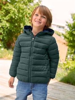 Junge-Mantel, Jacke-Daunenjacke-Jungen Light-Steppjacke mit Wattierung aus Recycling-Polyester