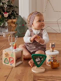 Spielzeug-Erstes Spielzeug-Erstes Lernspielzeug-3er-Set Baby Sensorik-Spielzeug aus Holz FSC®