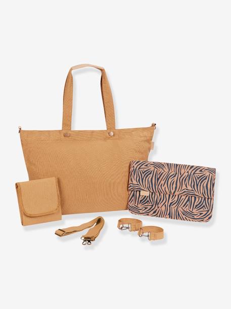 Tote bag BABYMOOV beige+marron imprimé 