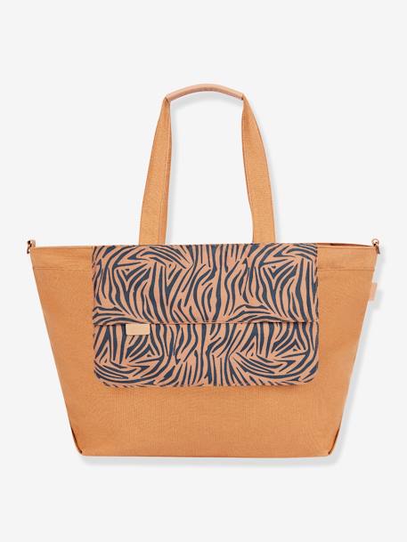 Tote bag BABYMOOV beige+marron imprimé 