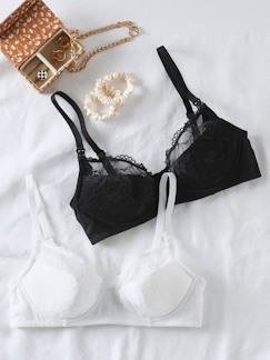 Vêtements de grossesse-Lot de 2 soutiens-gorge en dentelle grossesse et allaitement ENVIE DE FRAISE