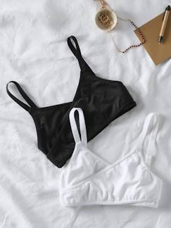 Lot 2 brassières croisées sans coutures grossesse et allaitement