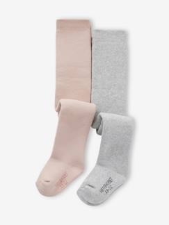 Baby-Socken, Strumpfhose-2er-Pack Mädchen Baby Thermo-Strumpfhosen Oeko-Tex