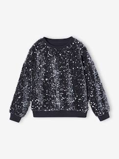 Mädchen-Festliches Mädchen Sweatshirt mit Pailletten