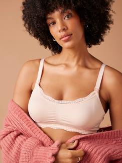 Vêtements de grossesse-Lingerie-Soutien-gorge- Lot 2 brassières grossesse et allaitement sans coutures ENVIE DE FRAISE