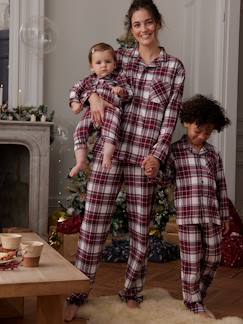 Umstandsmode-Karierter Damen Weihnachts-Schlafanzug Capsule Collection FAMILY Oeko-Tex