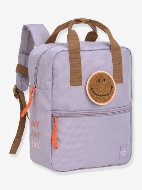 Mini Sac à dos carré Little Gang LASSIG mauve+vert 