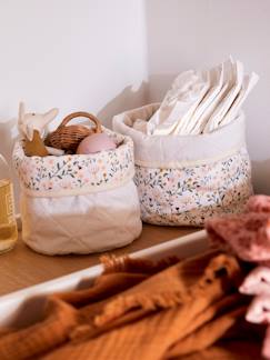 Babyartikel-2er-Set Aufbewahrungskörbe „Blumenzauber“