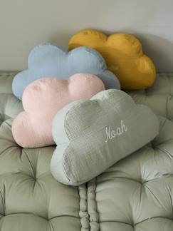 Linge de maison et décoration-Décoration-Coussin nuage en gaze de coton personnalisable