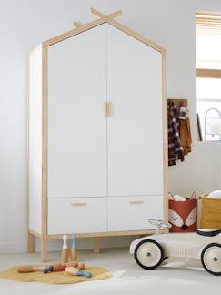 Zimmer und Aufbewahrung-Zimmer-Kinder Schrank „Robinson“, Haus-Form