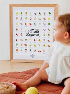 Linge de maison et décoration-Décoration-Cadre, affiche, pêle-mêle-Affiche Mes premiers fruits et légumes LES PETITES DATES