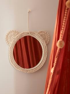 Linge de maison et décoration-Décoration-Miroir ourson tricot