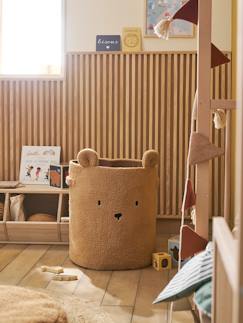 Zimmer und Aufbewahrung-Aufbewahrung-Aufbewahrungsbox, Aufbewahrungskorb-Grosser Kinderzimmer Aufbewahrungskorb TEDDY aus Teddyfleece