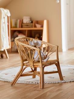 Zimmer und Aufbewahrung-Zimmer-Stuhl, Hocker, Sessel-Kinderzimmer Sessel aus Rattan BOHO