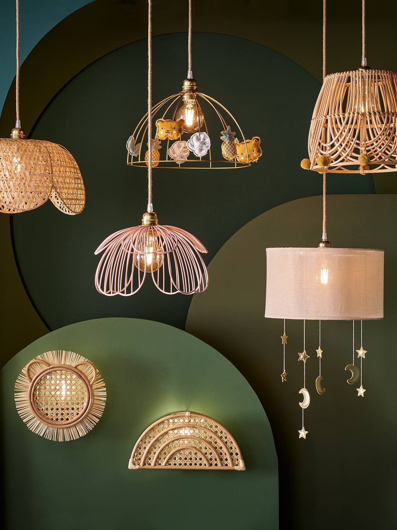 ABAT-JOUR DÉCORATIF ABAT-JOUR Cylindre Abat-jour En Lin Couvercle De Lampe EUR 17,65 - FR