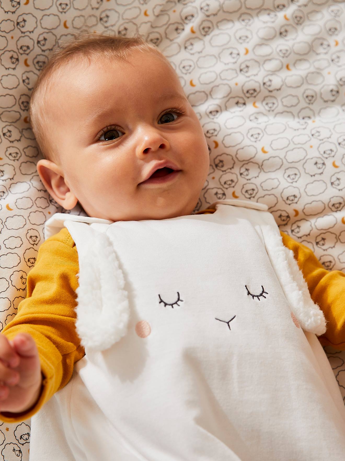 Turbulette D'hiver Bébé En Velours – Manches Amovibles Et Jambes Séparables – Compatible Siège Auto Et Poussette - 8