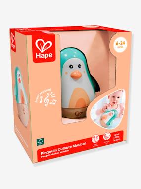 Culbuto Musical Panda En Bois Blanc FSC® – Éveil Et Amusement Pour Bébé Dès La Naissance | VERTBAUDET