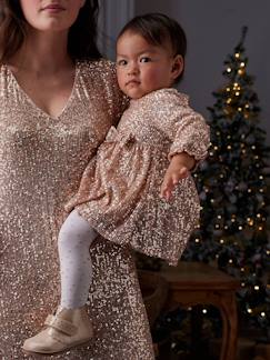 Bébé-Robe, jupe-Robe de fête bébé à sequins