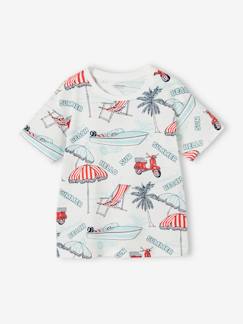 Junge-T-Shirt, Poloshirt, Unterziehpulli-Jungen T-Shirt mit Recycling-Baumwolle