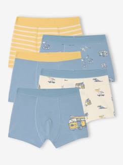 Garçon-Sous-vêtement-Lot de 5 boxers stretch garçon