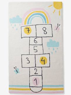 Idées déco pour une chambre partagée-Tapis Marelle